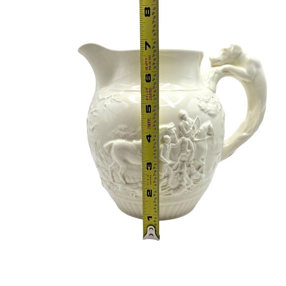 Wedgwood & Barlaston Etruria Ceramic Pitcher DYe Ken John Peel Hunting Hound - Picture 11 of 16